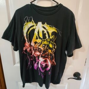 Marvel Avengers Black Graphic Tee